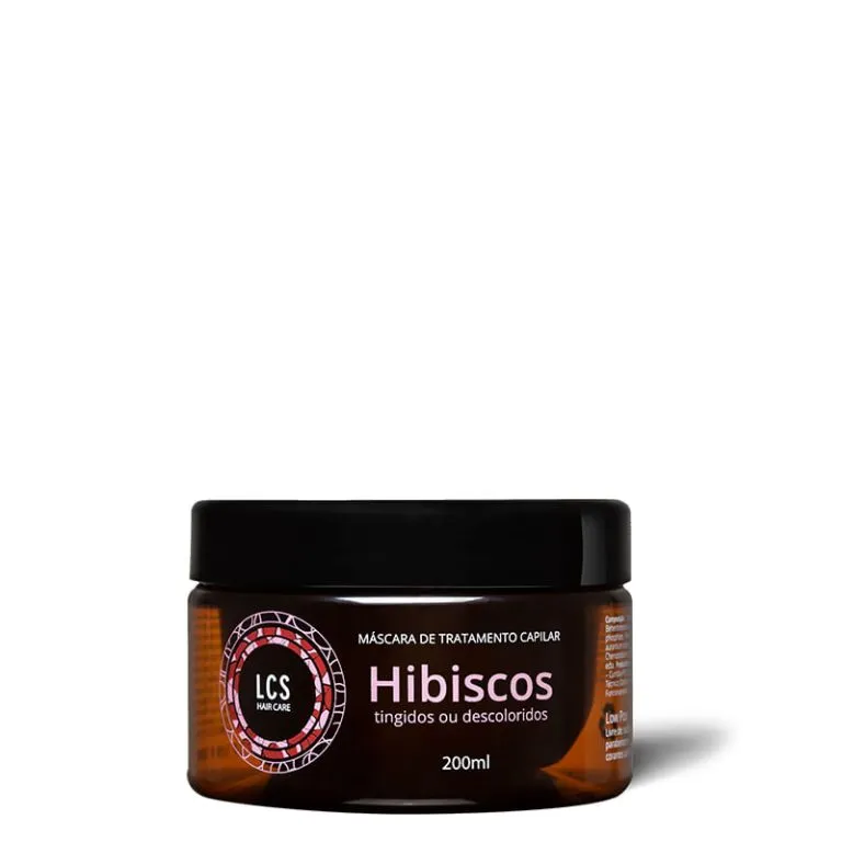 Máscara de tratamento de hibiscos da LCS Hair Care.