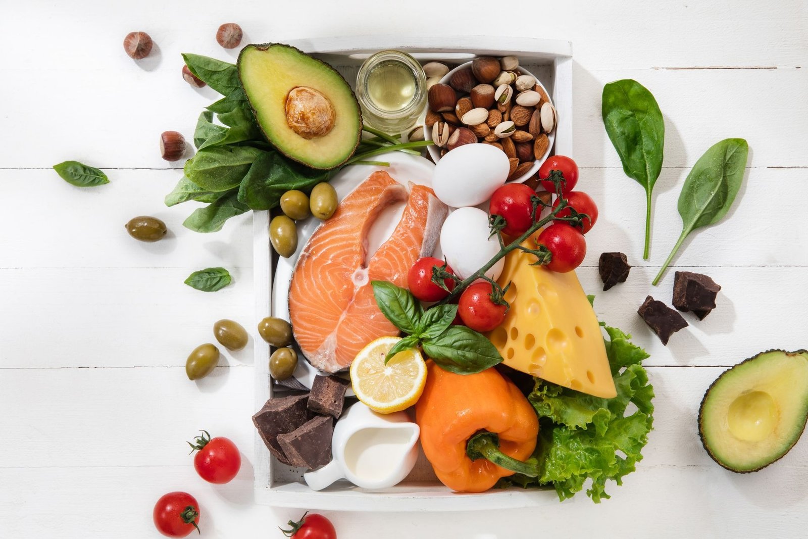 Alimentos que fortalecem o cabelo.